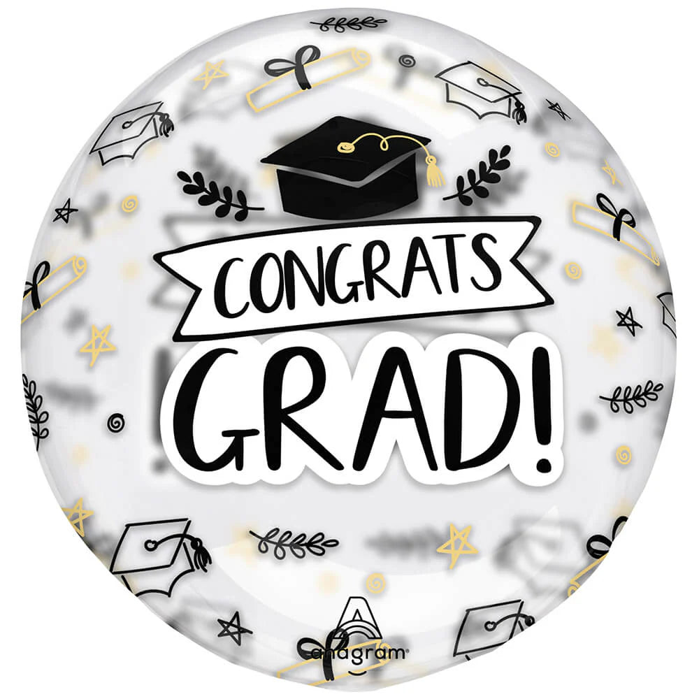 18 inch Anagram Clearz - Sketched Grad